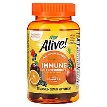 Вітаміни для імунітету, Alive! Immune Gummies, Nature's Way, 90 жувальних таблеток