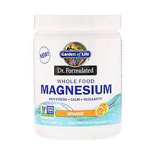 Формула магнію, Magnesium Powder, Garden of Life, Dr. Formulated, апельсин, 197,4 г