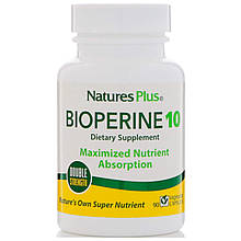 Біоперін, Bioperine, Nature's Plus, 10 мг, 90 капсул