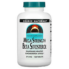 Бета ситостерол комплекс, Beta Sitosterol, Source Naturals, 375 мг, 120 таблеток