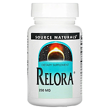 Зниження рівня кортизолу, Relora, Source Naturals, 250 мг, 45 таблеток