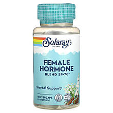 Гормональний баланс жінки, Female Hormone Blend SP-7C, Solaray, 100 капсул
