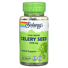 Селера, Celery Seed, Solaray, 505 мг, 100 капсул