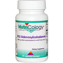 Вітамін В12 (аденозилкобаламін), Vitamin B12 Adenosylcobalamin, Nutricology, 60 вегетаріанських льодяників