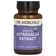 Астрагал екстракт, Astragalus Extract, Dr. Mercola, органік, 60 таблеток