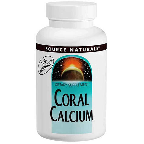 Кораловий кальцій, Coral Calcium, Source Naturals, 600 мг, 120 кап., фото 1