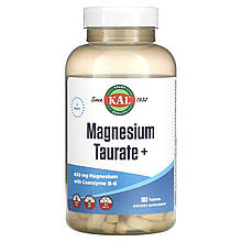 Таурат магнію +, Magnesium Taurate +, KAL, 400 мг, 180 таблеток