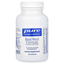 Вітаміни для спокійного сну, Best-Rest Formula, Pure Encapsulations, підтримує спокійний сон та релаксацію, 120 капсул