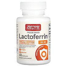 Лактоферин, Lactoferrin, Jarrow Formulas, 250 мг, 60 капсул.