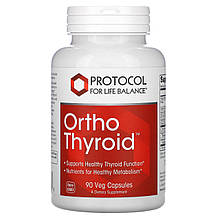 Підтримка щитовидної залози, Ortho Thyroid, Protocol for Life Balance, 90 капсул