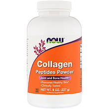 Пептиди колагену, Collagen Peptides, Now Foods, порошок, 227 г