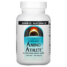 Аміно спортсмен, Amino Athlete, Source Naturals, 1000 мг, 100 таблеток