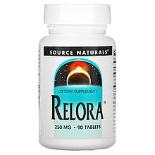 Зниження рівня кортизолу, Relora, Source Naturals, 250 мг, 90 таблеток