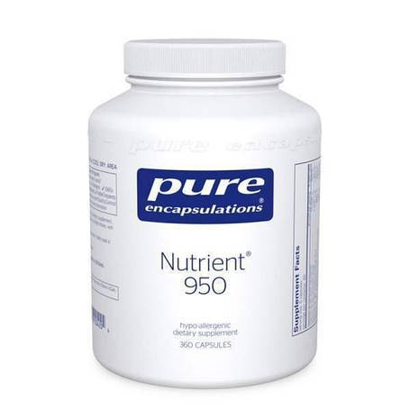 Мультивітаміни / мінерали, Nutrient 950, Pure Encapsulations, формула, 360 капсул, фото 1