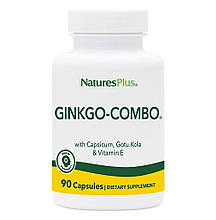 Гінкго білоба комбо, Ginkgo-Combo, Nature's Plus, 90 капсул