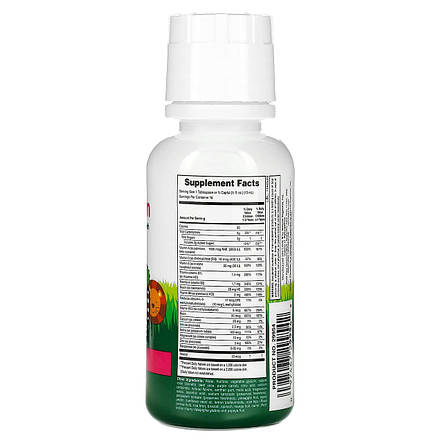 Вітаміни для дітей, Children's Multi-Vitamin, Nature's Plus, Animal Parade, ягідний смак, 236.56 мл., фото 3