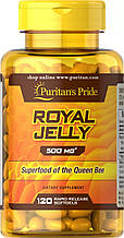 Маточне молочко, Royal Jelly, Puritan's Pride, 500 мг, 120 гелевих капсул