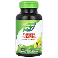 Олія примули вечірньої, Evening Primrose, Nature's Way, 1300 мг, 60 гелевих капсул