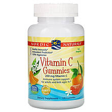 Вітамін С жувальний, Vitamin C Gummies, Nordic Naturals, смак мандарина, 120 шт.
