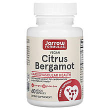Бергамот, Citrus Bergamot, Jarrow Formulas, 500 мг, 60 рослинних капсул