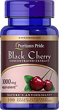 Чорна вишня, Black Cherry, Puritan's Pride, 1000 мг, 100 капсул