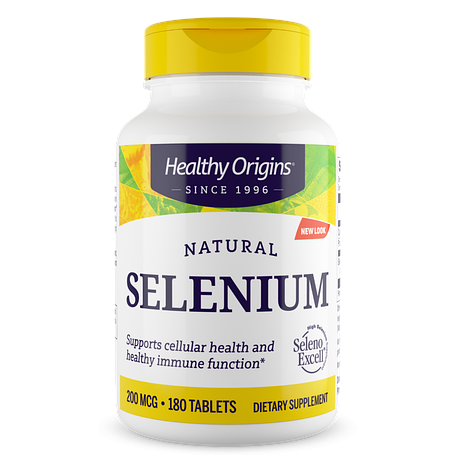 Селен, Seleno Excell, Healthy Origins, 200 мкг, 180 таблеток, фото 1