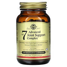 Зміцнення суглобів, No. 7 Joint Support, Solgar, вдосконалений комплекс, 90 рослинних капсул