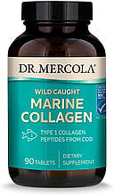 Морський колаген, Marine Collagen, Dr. Mercola, 90 таблеток