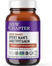 Мультивітаміни для чоловіків, One Daily Every Man's, New Chapter, 72 вегетаріанські таблетки
