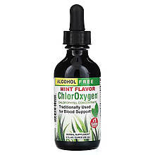 Концентрат хлорофілу, без спирту, ChlorOxygen, Herbs Etc., смак м'яти, 59 мл