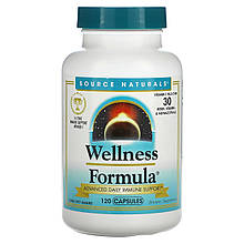 Імунна захисна формула, Wellness Formula, Source Naturals, 120 капсул