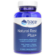 Підтримка сну, NaturalRest Plus+, Trace Minerals Research, 60 таблеток