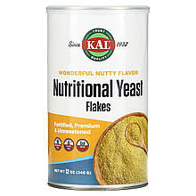 Дріжджі пластівцями, Yeast Flakes, KAL, несолодкі, 340 г
