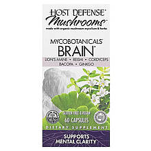 Формула для мозку, Brain, Fungi Perfecti, Host Defense, 60 капсул