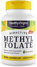 Метилфолат, Methyl Folate, Healthy Origins, 800 мкг, 120 капсул