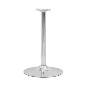 Опора для столу Хром висота 73 см, кругла опора 45 см