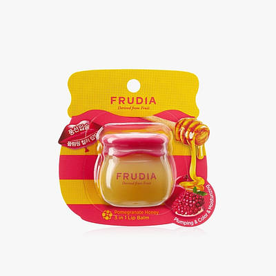 Бальзам для губ з медом та екстрактом гранату Frudia Pomegranate Honey 3 in 1 Lip Balm, 10 гр