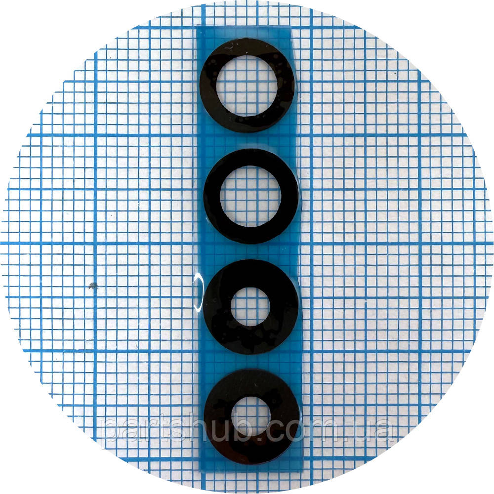 Скло камери Oppo A93, Reno 4 Lite, Reno 4F (чорне комплект 4 шт), фото 1