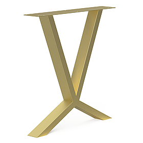 Опора для столу з металу 700×100 мм, H 730 мм 1 шт Золото