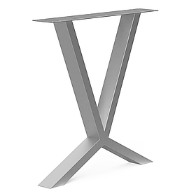 Опора для столу з металу 700×100 мм, H 730 мм 1 шт Сатин