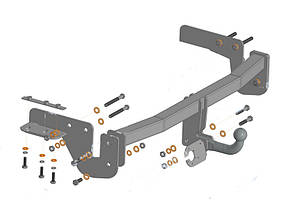 Фаркоп Mitsubishi Outlander (2021-) (Фаркоп Мітсубісі Аутлендер) Автопристрій