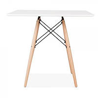 Стіл Стеф квадратний дерев'яний, розмір 80*80 см