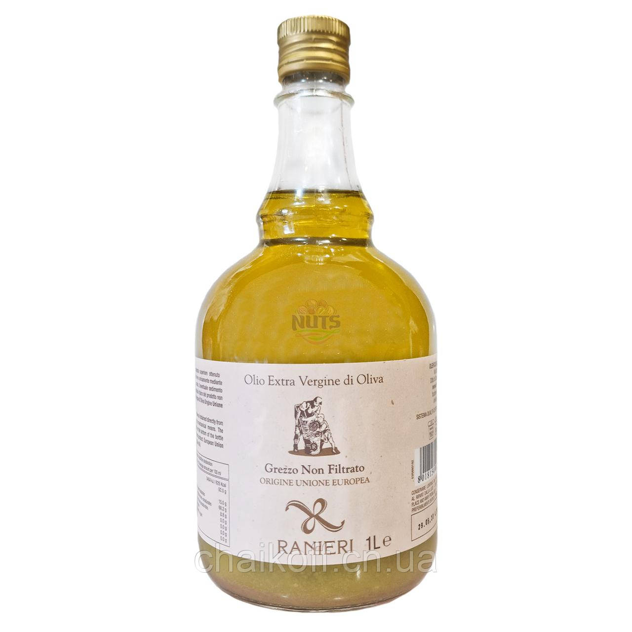 Масло оливковое  Ranieri Extra Vierge di oliva Grezzo Non Filtrato 1000 мл (Италия)