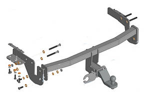 Фаркоп Mitsubishi Outlander (2021-) (Фаркоп Мітсубісі Аутлендер) Автопристрій