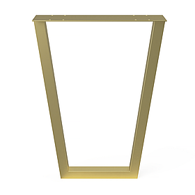 Опора для столу з металу 500×100 мм, H 730 мм 1 шт Золото