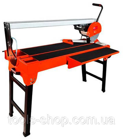 Електричний плиткоріз GTM TSW230N-920 з водяним охолодженням 1.2 кВт 92 см різання плитки диск 230 см, фото 1