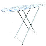 Дошка для прасування Casa Si Legno S 110x30 Blue Leaves (CS93533X04), фото 2