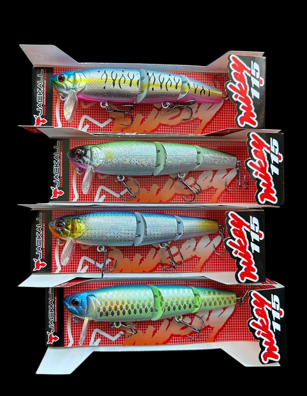 Набір Воблер Fishing MIKEY Jr. Slim 115мм\20гр 4шт