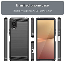 TPU чохол накладка Urban для Sony Xperia 10 VI / чорний, фото 2