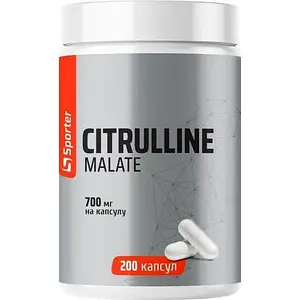 Цитрулін Sporter Citrulline Malate 700 мг 200 капс.